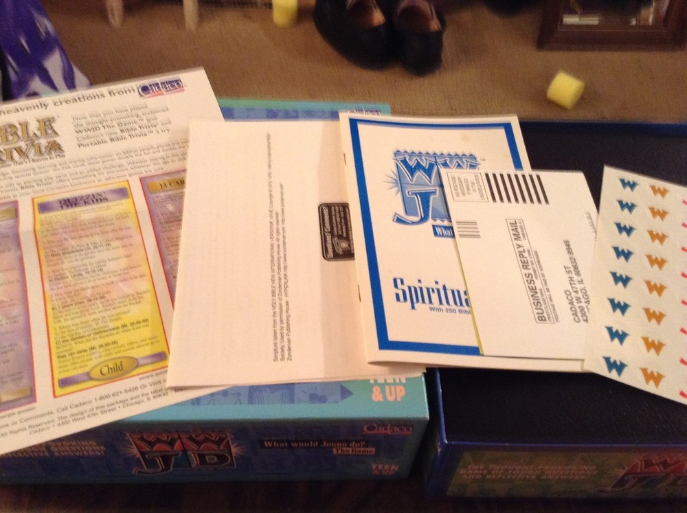 WW JD board game by Cadaco