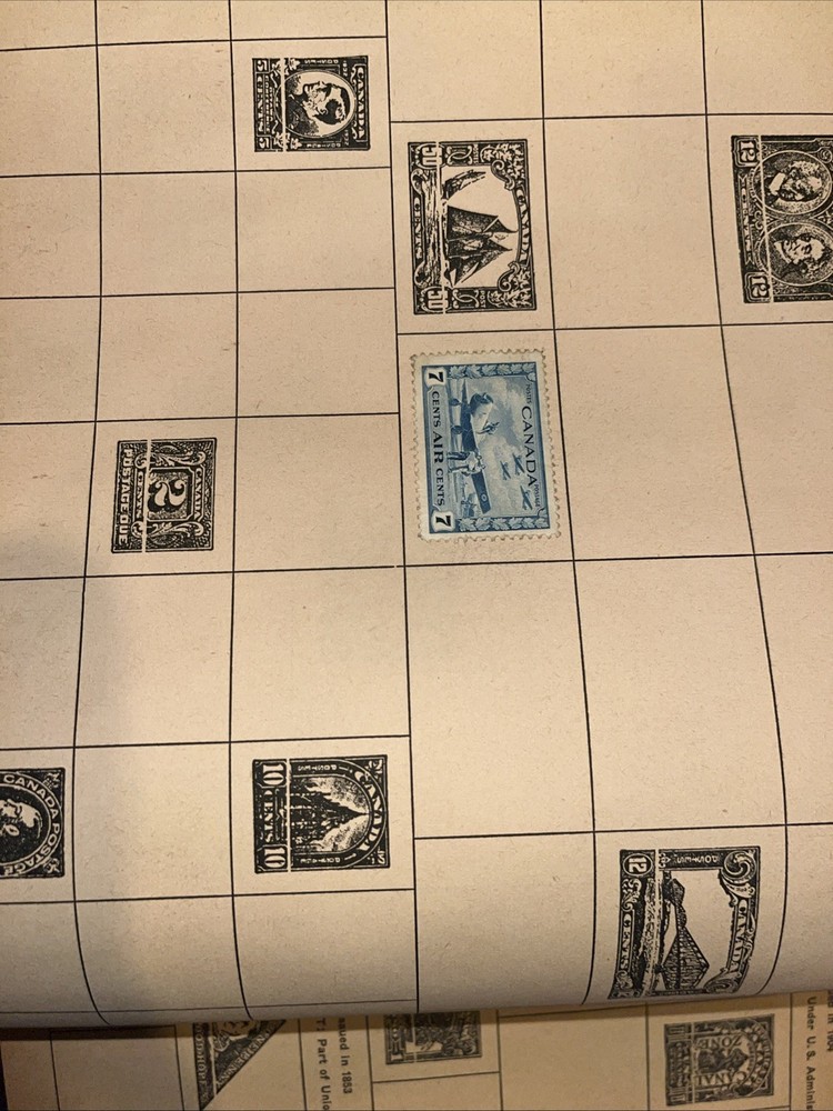 The Modern Collectors Postage Stamp Album Whitman Publishing is Used Age Damage