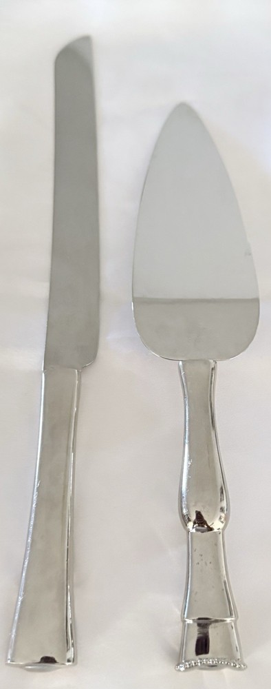 Cute Cake And Knife Server Set