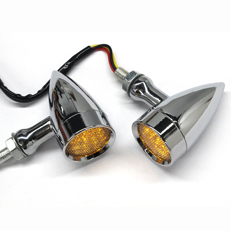 4X LED Turn Signals Blinker Light For Kawasaki Vulcan VN 2000 1700 1500 900 800