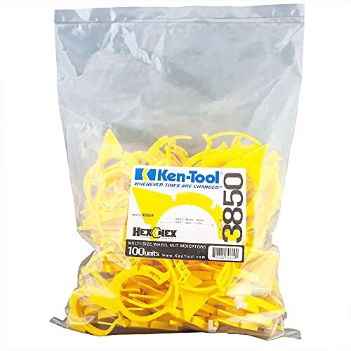 Ken-Tool 30604 100Pk Hexchex Multi-Size Wheel Nut Indicator