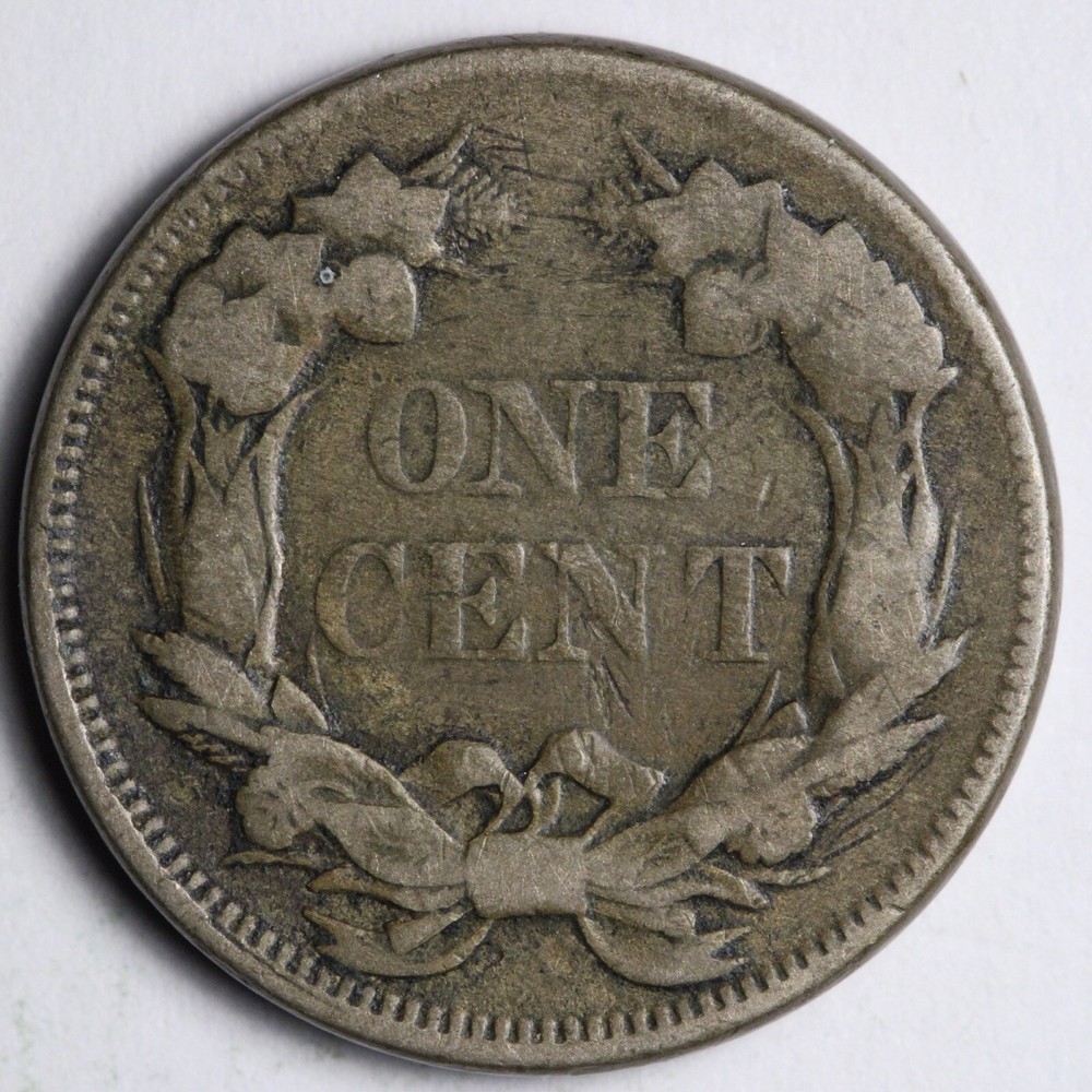 1858 SL Flying Eagle Cent Penny VF E103
