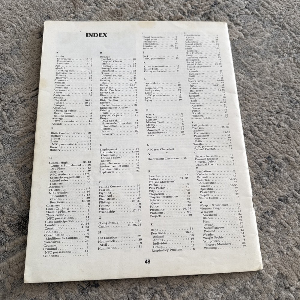 Oracle RPG Alma Mater First Print 1982