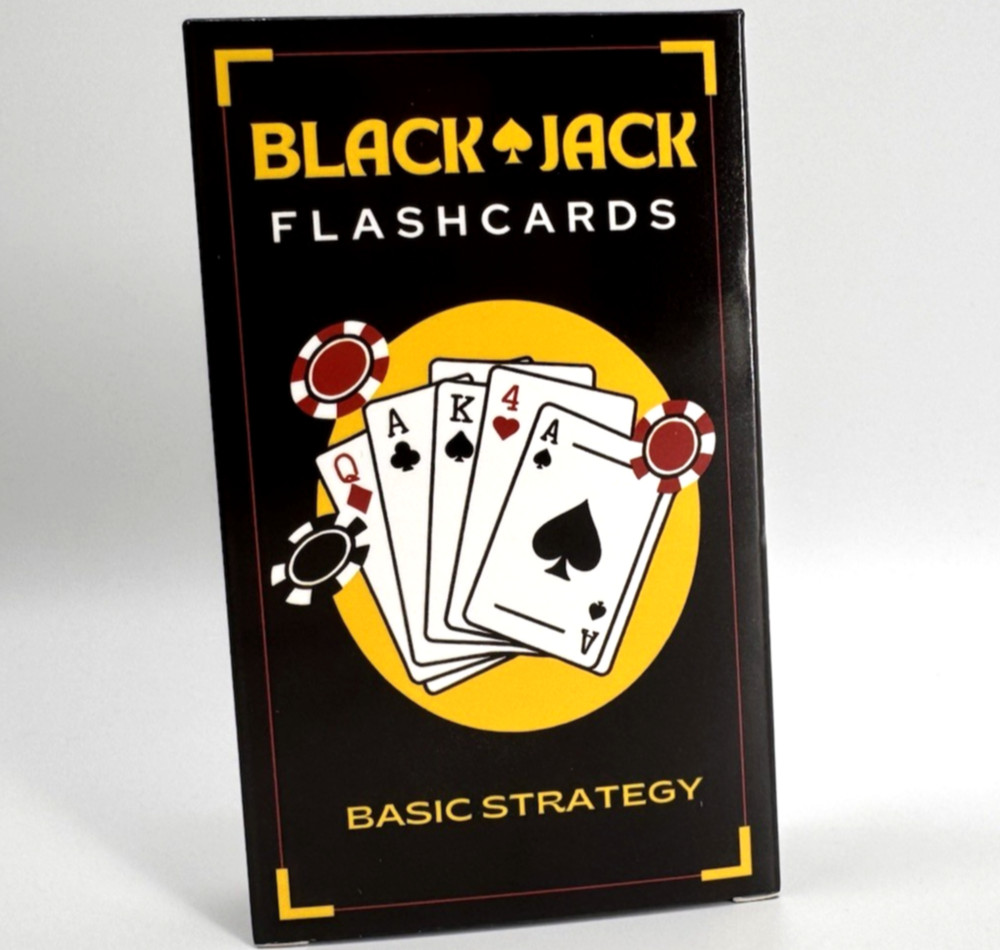 Blackjack Basic Strategy Flashcards for Beginners Casino Game Learning Cards NEW