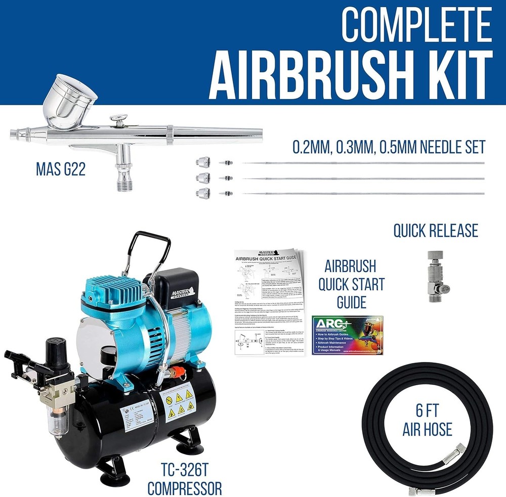 Cool Runner II Airbrush and Compressor Set - Ultimate Control & Versatility