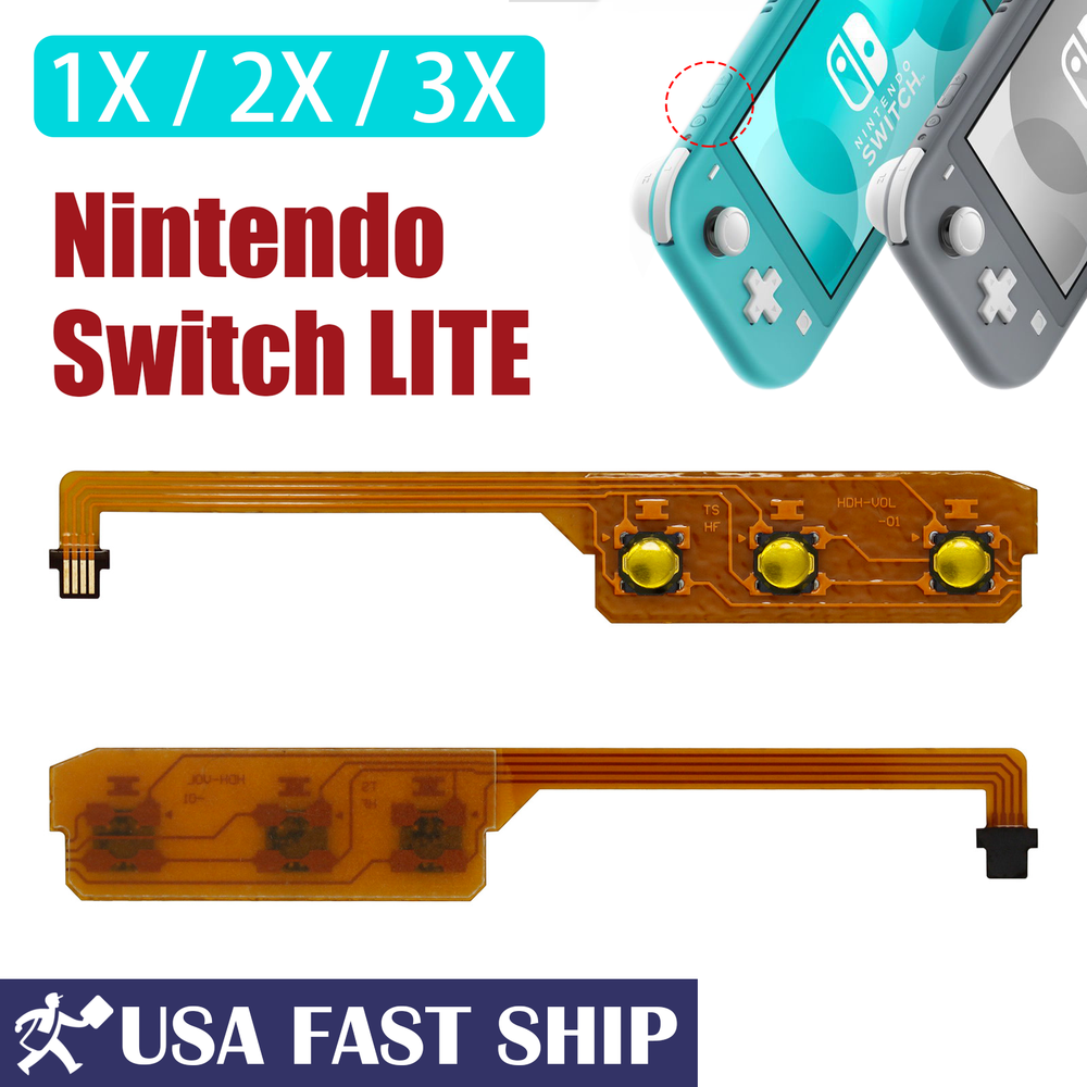 Power Volume Button Flex Cable Ribbon For Nintendo Switch Lite HDH-001 /VOL-01
