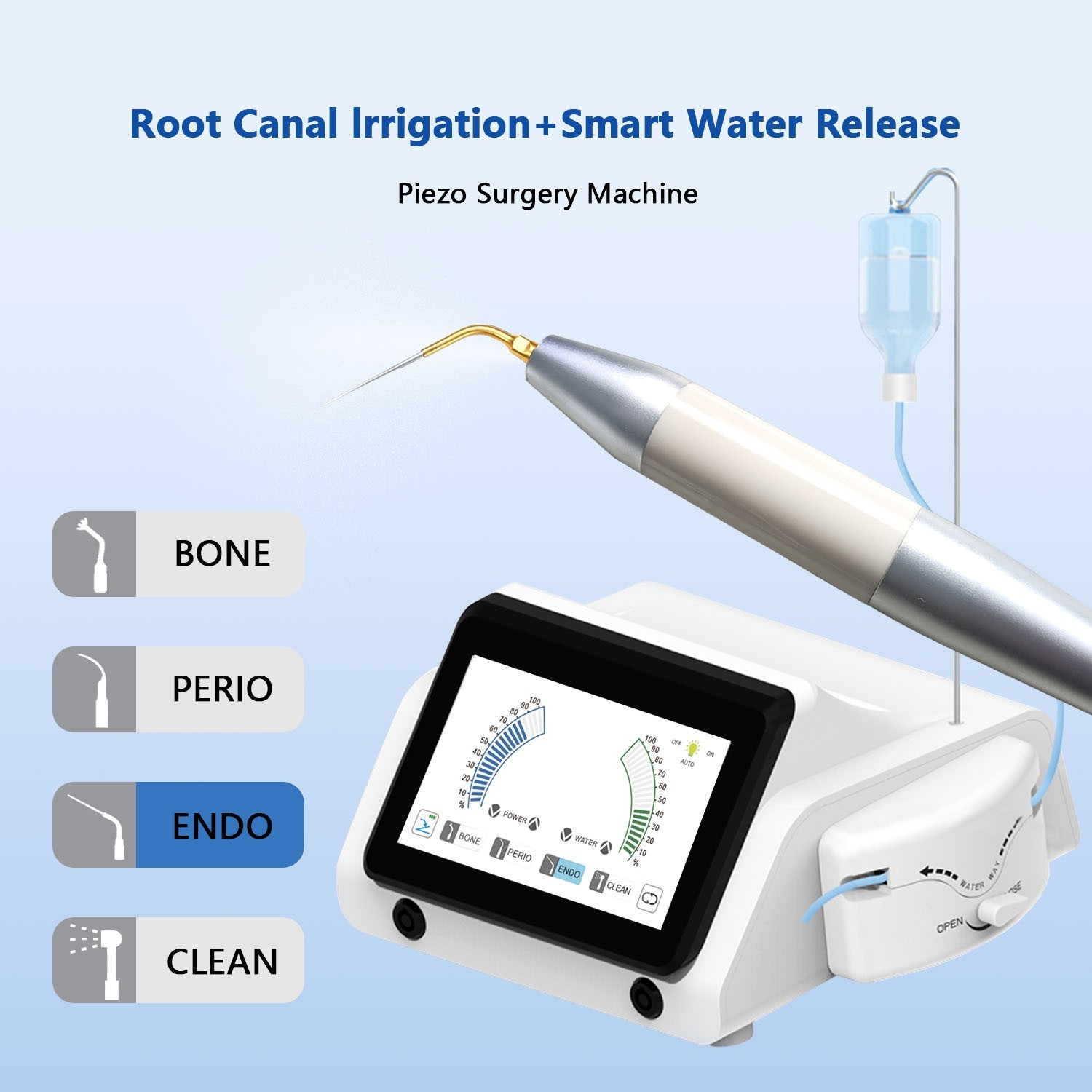 USA Dental Piezo Surgery & Implant Motor Bone Cutter 2 in 1 Implant System Touch