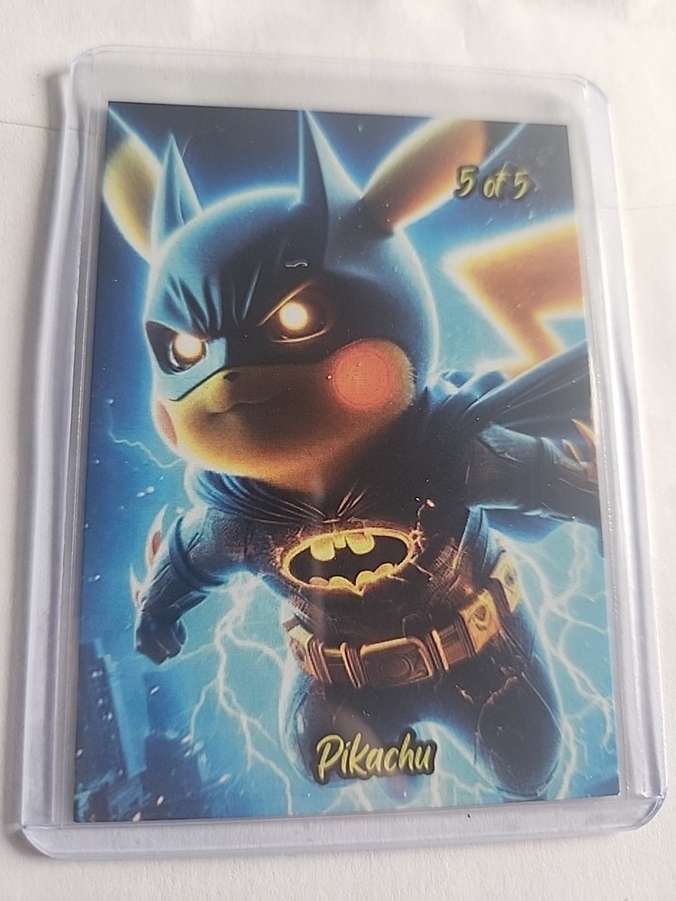 Batman Pikachu 5/5  Custom Card