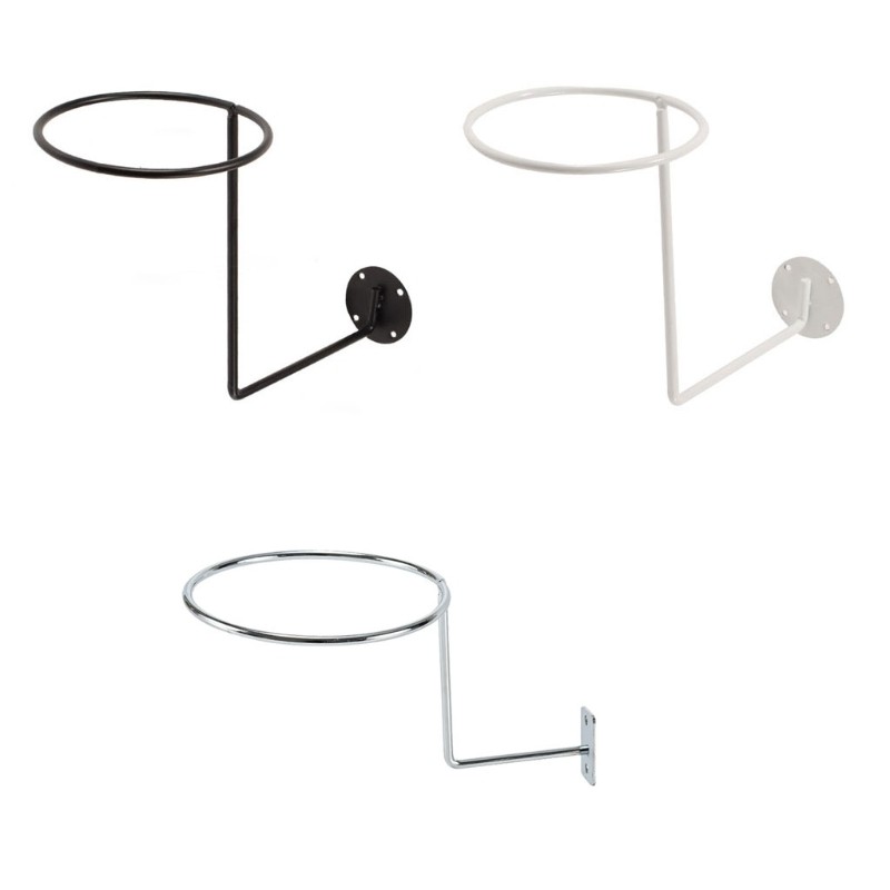 Multi-purpose Helmet Holder Hat Rack Wall Mounted Metal Display Stand Rustproof