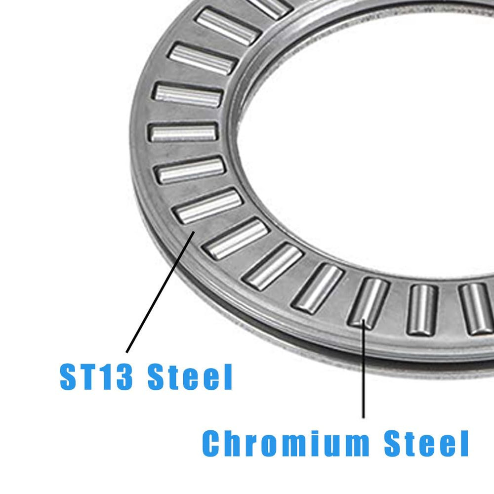 4 Sets Thrust Needle Roller Bearings with Two Washers, ID 1", OD 1-9/16