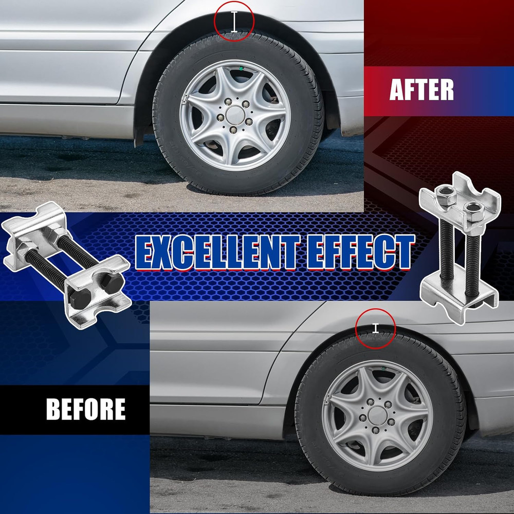 8PCS Adjustable Coil Spring Spacers 1”-2” 2-Way Spring