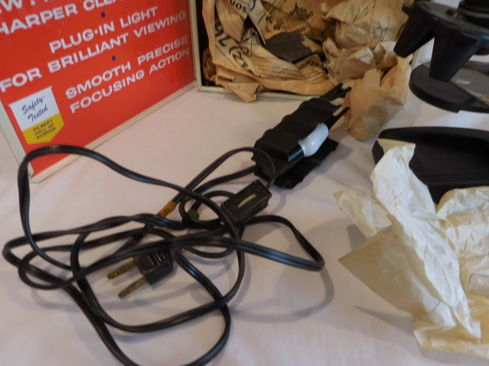 GILBERT Microscope and Lab set 1961 Vintage