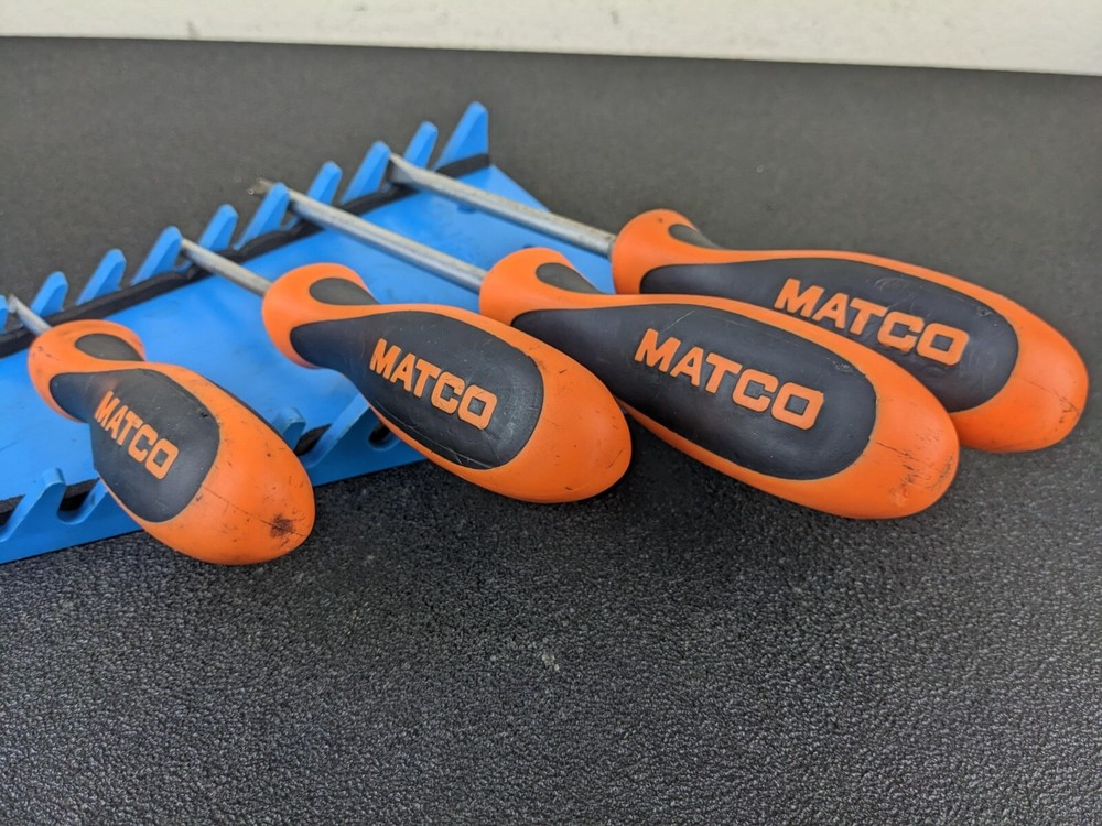 #bj306 Matco Tools 4 Piece Orange Screwdriver Set