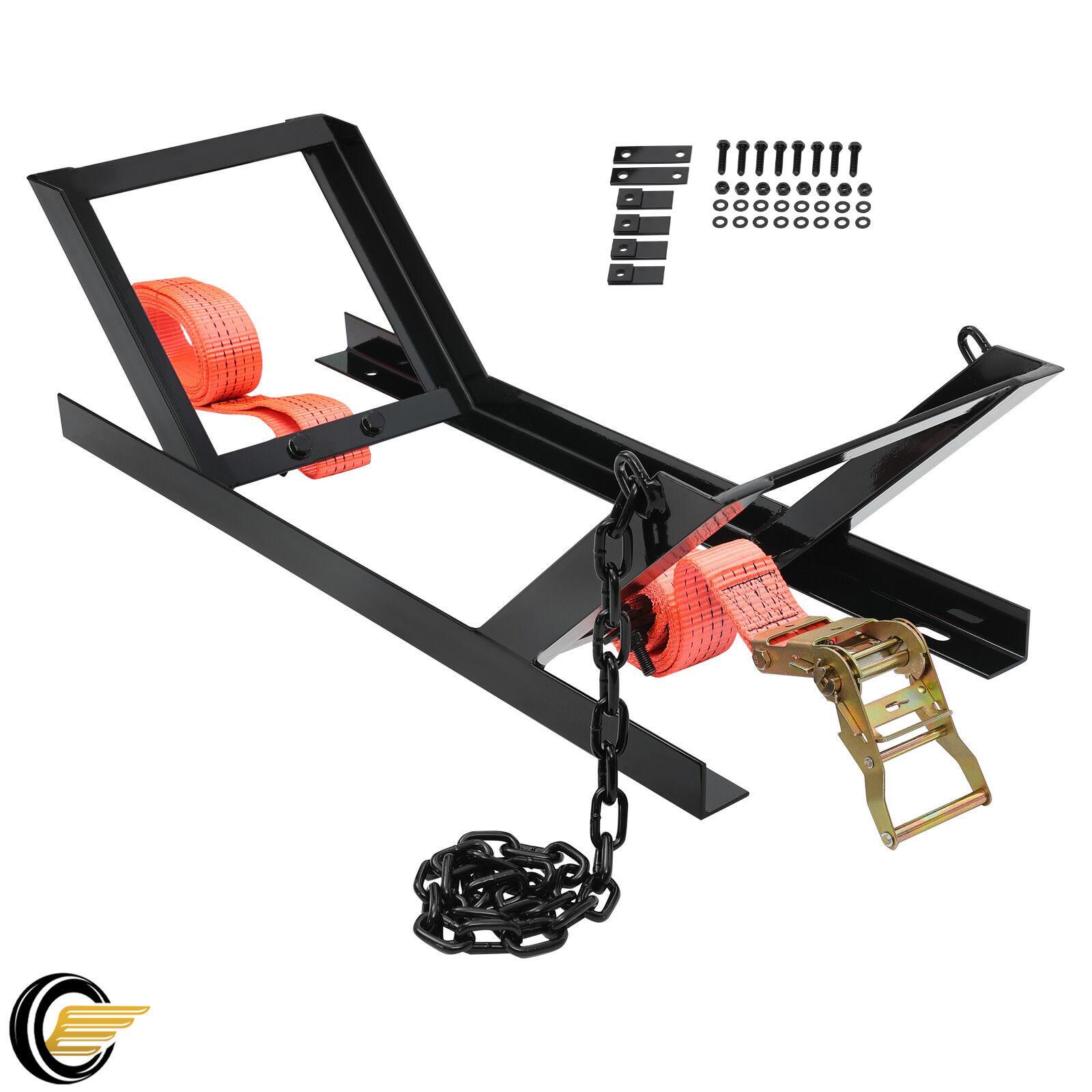 Powder Coated Semi Truck Tire Rack Spare Tire Carrier Mount Holder W/Hardware