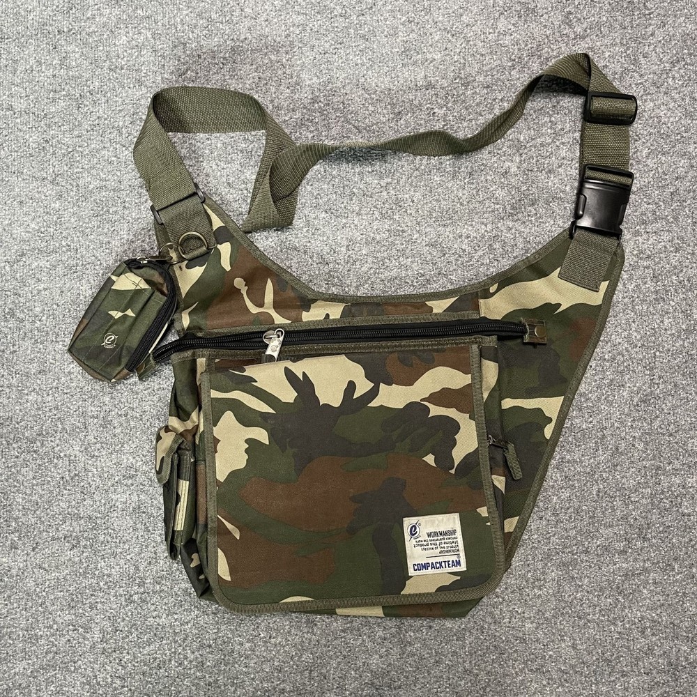 Compact Team Workmanship Camouflage Side Shoulder Bag With Multiple Pockets