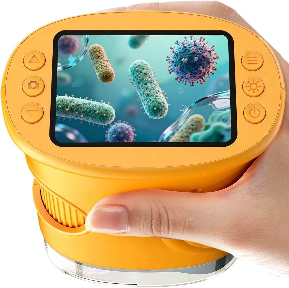 STEM Certified Handheld Microscope with Adjustable LEDs - Inspiring Xplorations