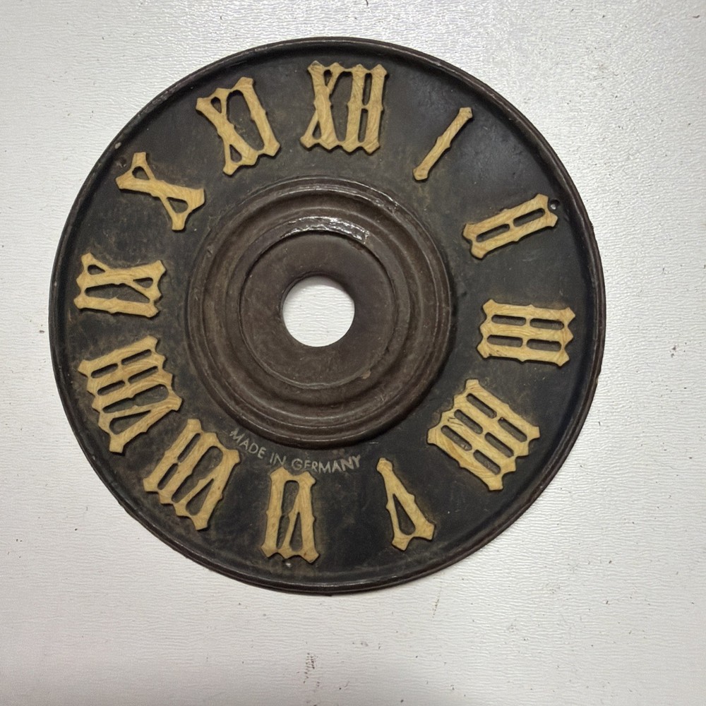 Vintage Germany Cuckoo Clock part plastic Dial Face