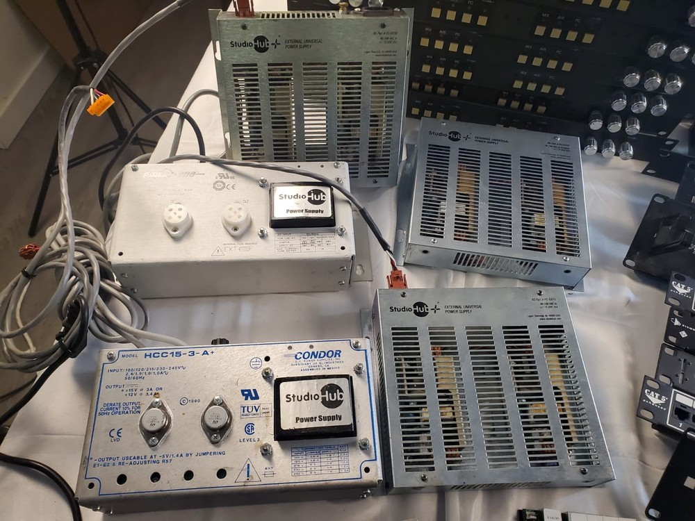 StudioHub Broadcast Audio System Lot Tested Rack Units Panels Modules CAT5
