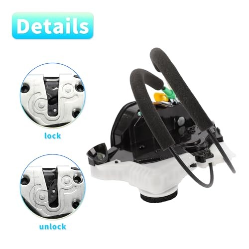 Replacement Front Left Driver Side Power Door Lock Actuator Motor with Cable