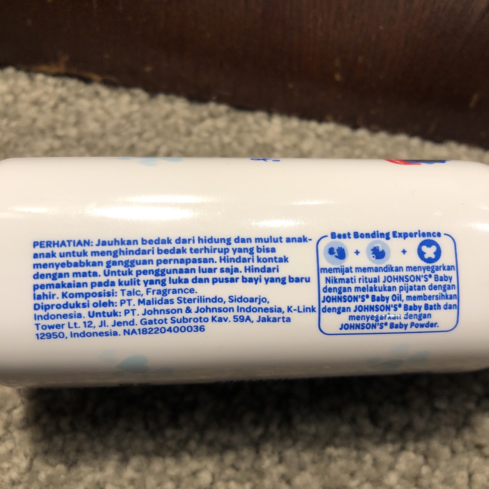 EXP 11/25 - X6 MINI Johnson's Baby Powder Silky Soft Skin W/ Talc 1.8oz (50g)