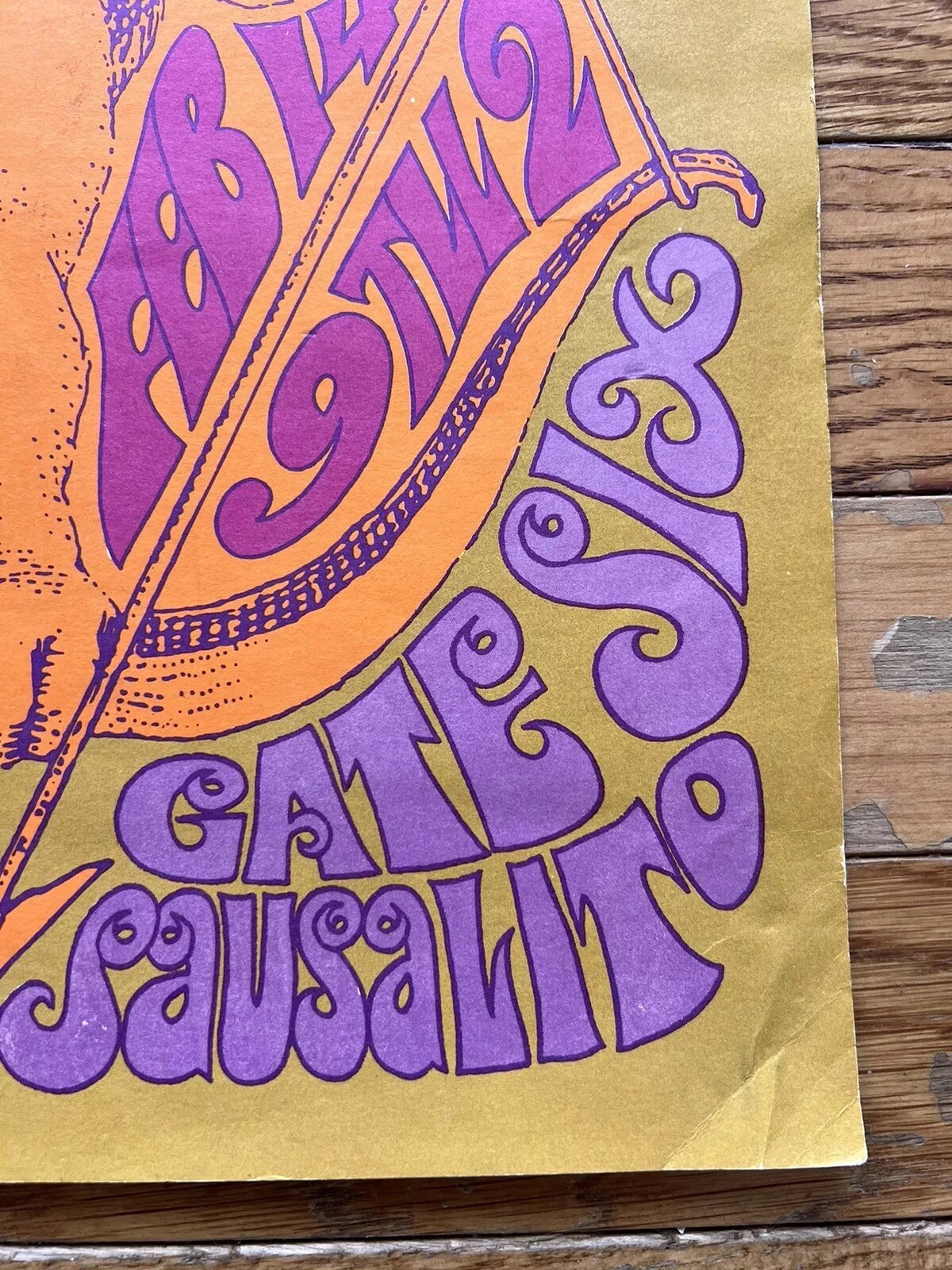 JANIS JOPLIN BIG BROTHER AND THE HOLDING COMPANY AT THE ARK VINTAGE POSTER 1967