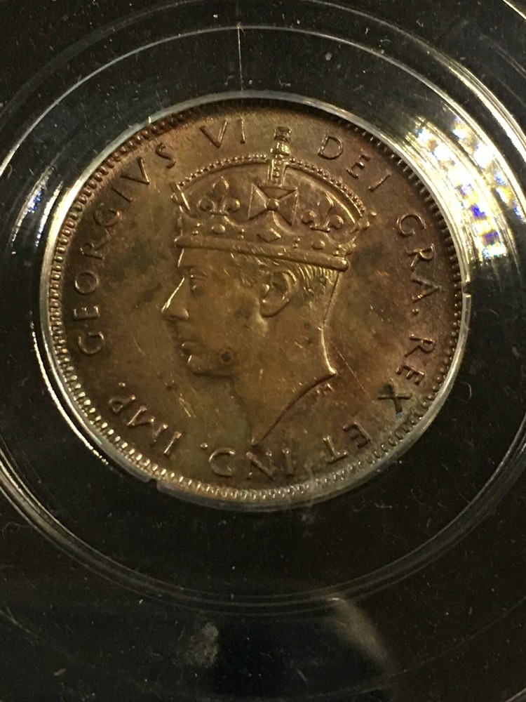 1944C CCCS Graded, Newfoundland Small ¢1 Cent, **MS-63** #3480
