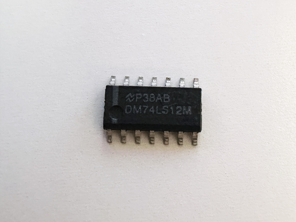 10PCS DM74LS12M NSC Triple 3-Input NAND Gate Open Collector Outputs SOIC-14