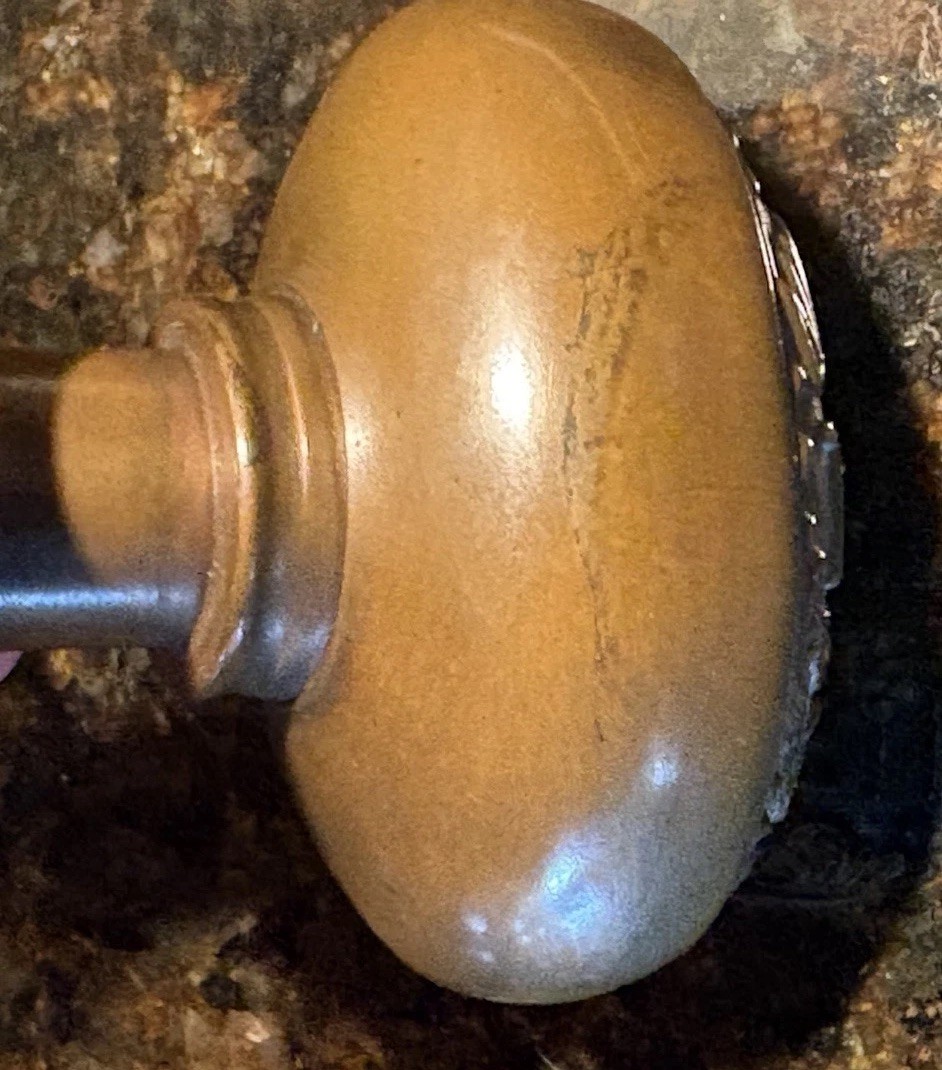 RARE Williamstown PA Public School Brass Door Knob