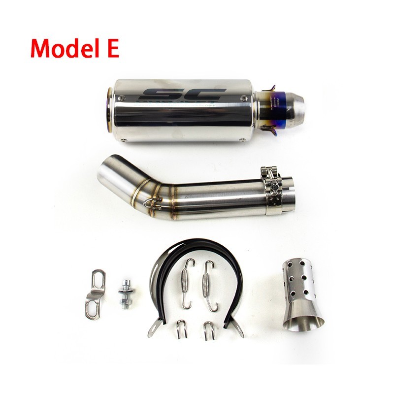 Slip for Suzuki GSXR 750 600 2006-2025 Exhaust Tips Black Muffler Mid Link Pipe