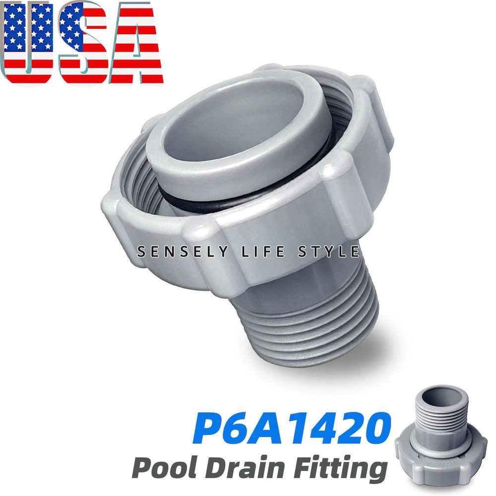 Swimming Pool Drain Fitting Hose Adapter US Replacement Compatible with Coleman