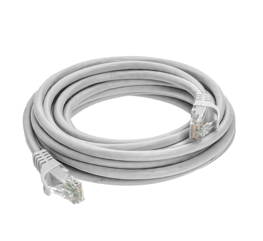 CAT6e/ CAT6 Ethernet LAN Network RJ45 Patch Cable Gray 1.5FT- 20FT Multipack LOT