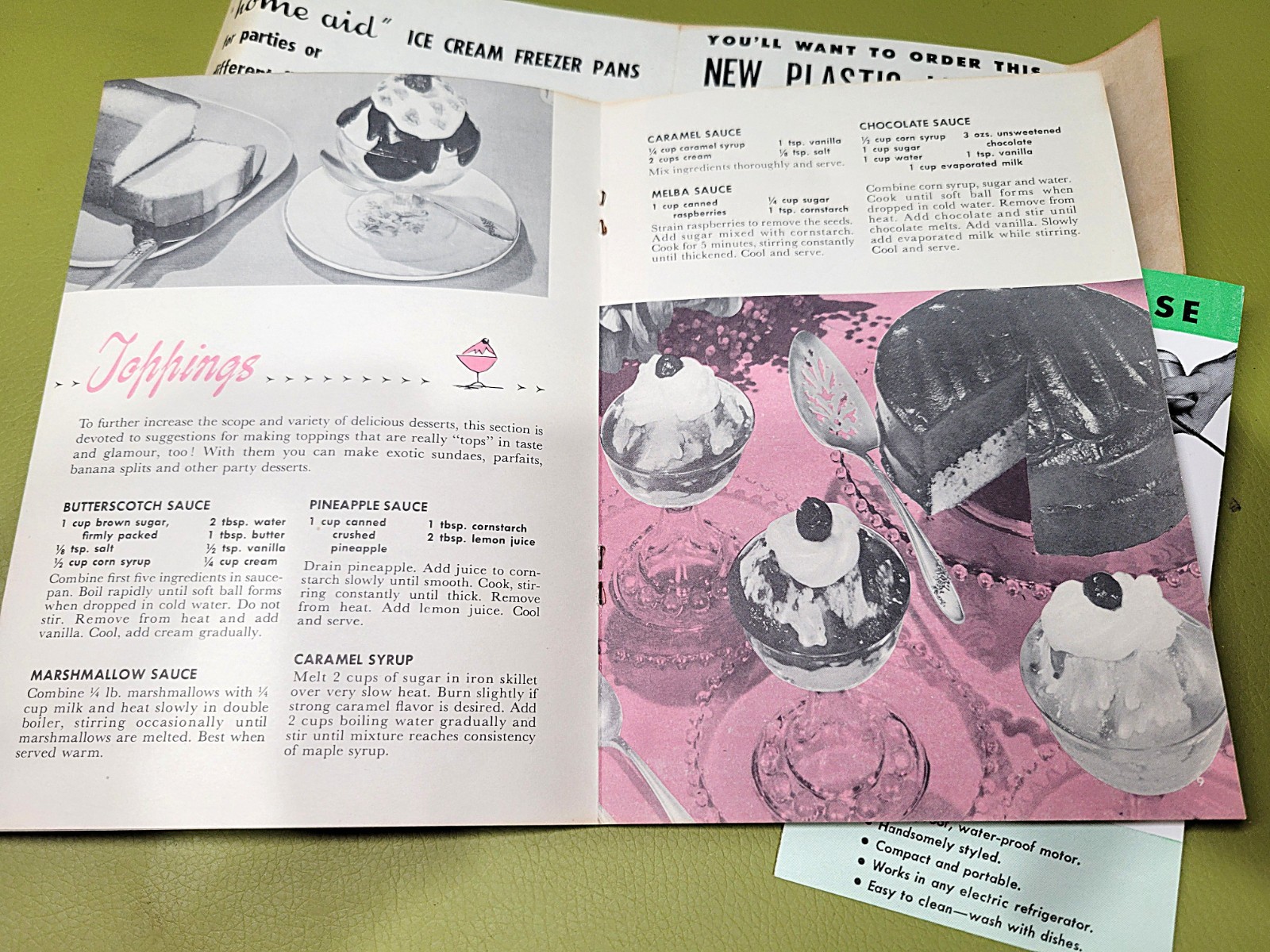 VINTAGE 1950s ENTERPRISE MFG. (SILEX) HOME-AID ICE CREAM MAKER - WORKS