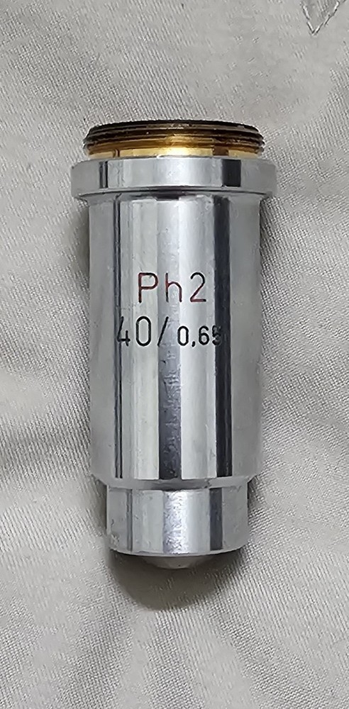 Carl Zeiss Microscope Objective Ph 2 40/0.65