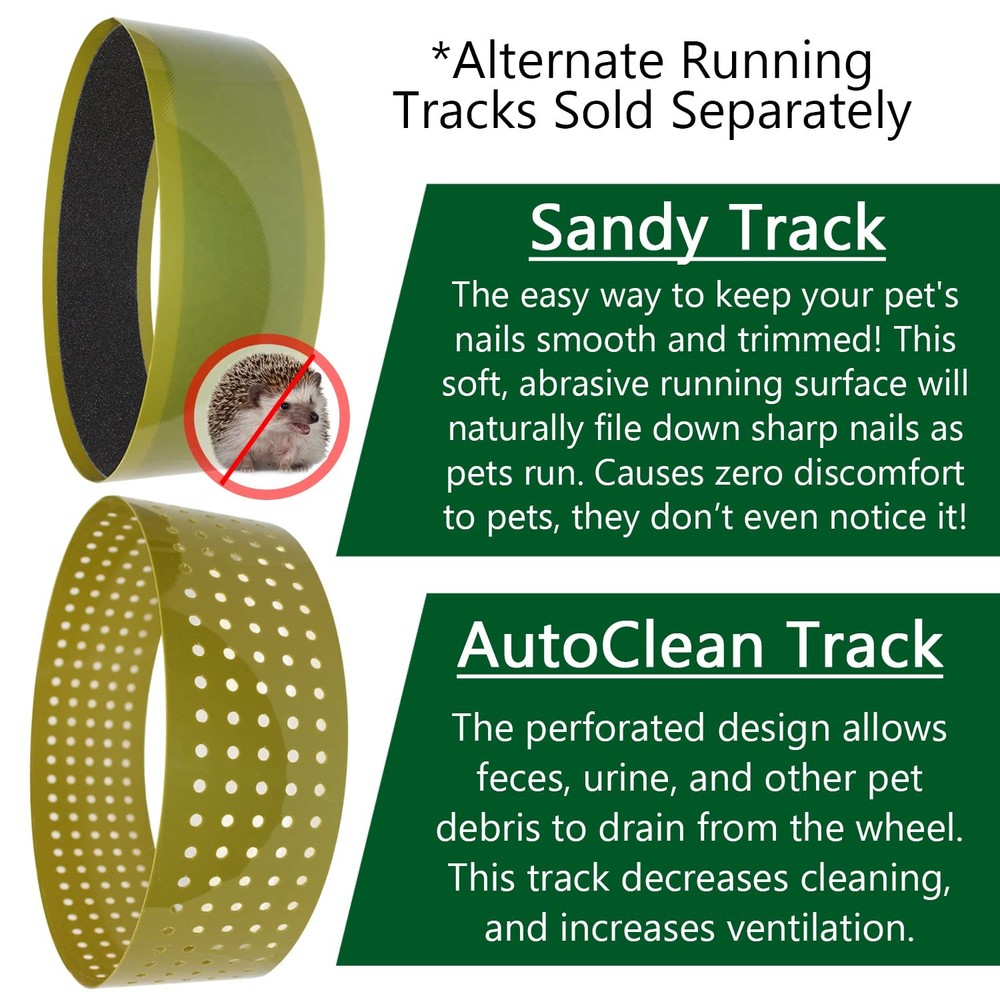 Silent Runner 12" Wide + Cage Attachment - Silent, Fast, Durable Exercise Whe...