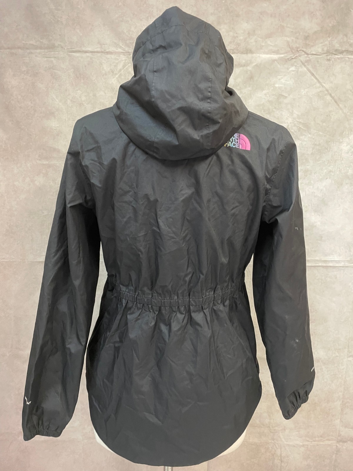 The North Face Girls Hooded Black Jacket Size XL