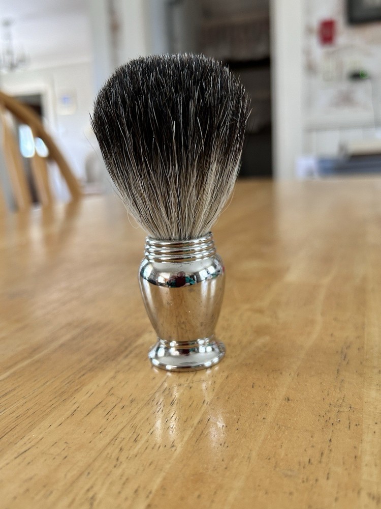 Chrome Shaving Brush Unmarked
