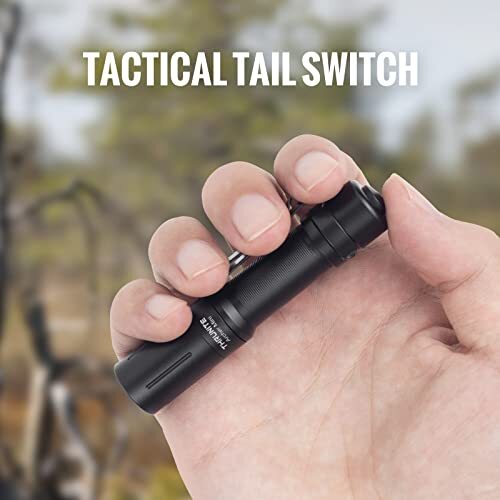 ThruNite EDC Flashlight Archer Mini, 405 Lumens Tail Switch LED Flashlight,