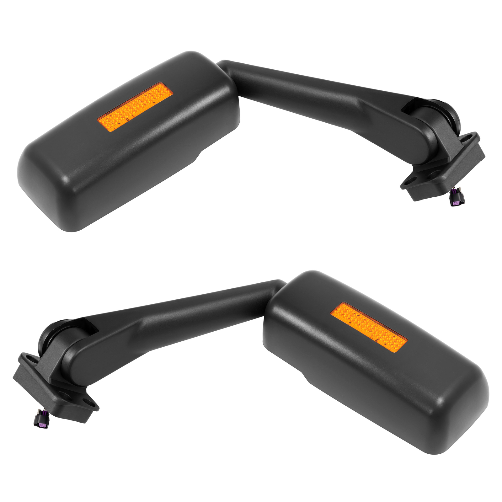 Power Mirrors For Chevy Kodiak GMC Topkick C4500 C5500 2003-2009 Heated W/light