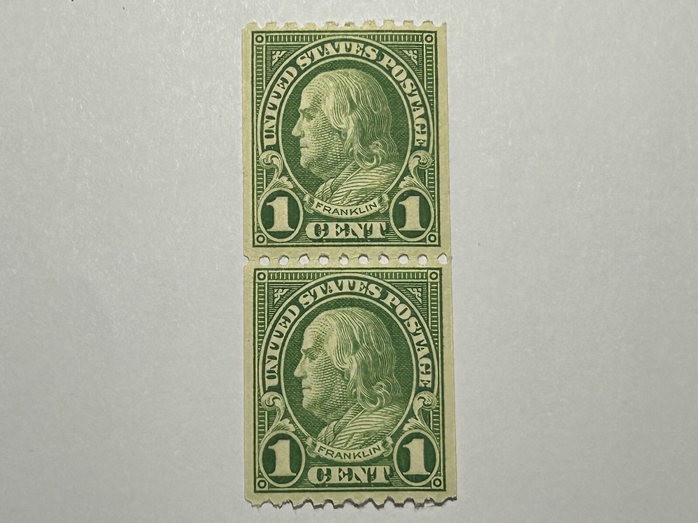 Benjamin Franklin 1 Cent Stamp U.S. Postage Green Mint Never Hinged