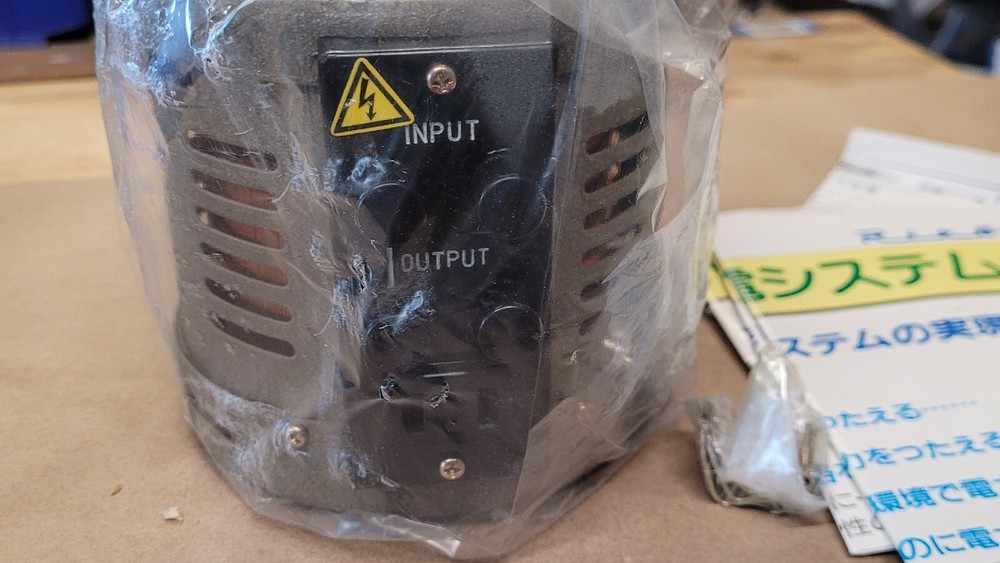 Riko RSA-5 Slidetrans Variable Transformer In 100v Out 0-130v