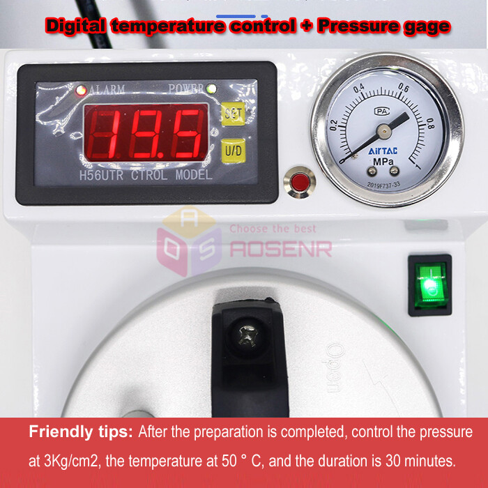 Dental Lab Polymerizer Curing Pressure Pot Polymerizing Machine with Air Pump