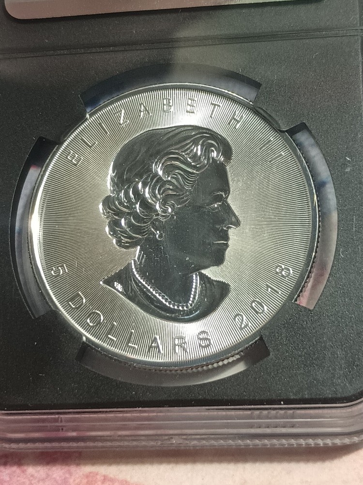 🍁2018 CANADA S$5 MAPLE LEAF INCUSE DESIGN FIRST DAY ISSUE 30TH ANNIVERSARY MS70