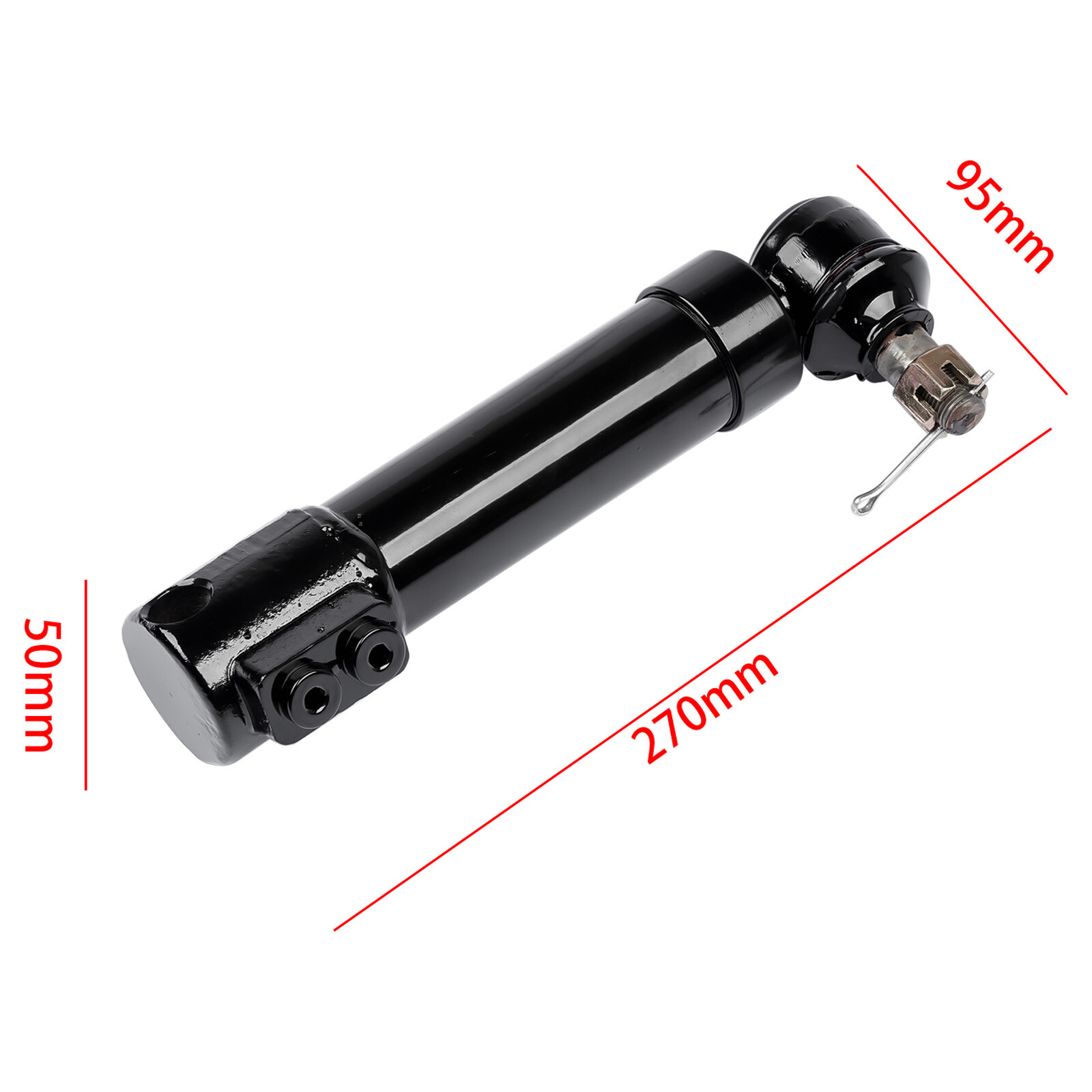 2X Power Steering Cylinder for Massey Ferguson 240 253 360 3774728M91 3401553M92