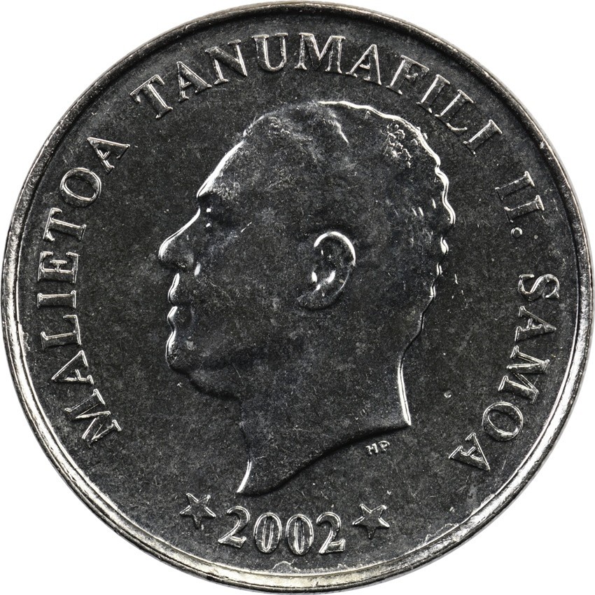 Samoa - 5 Sene - 2002 - Unc - Pineapple