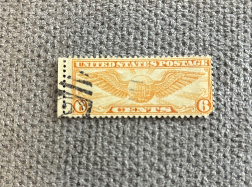 US Scott #C19 Winged Globe 6 Cent Used