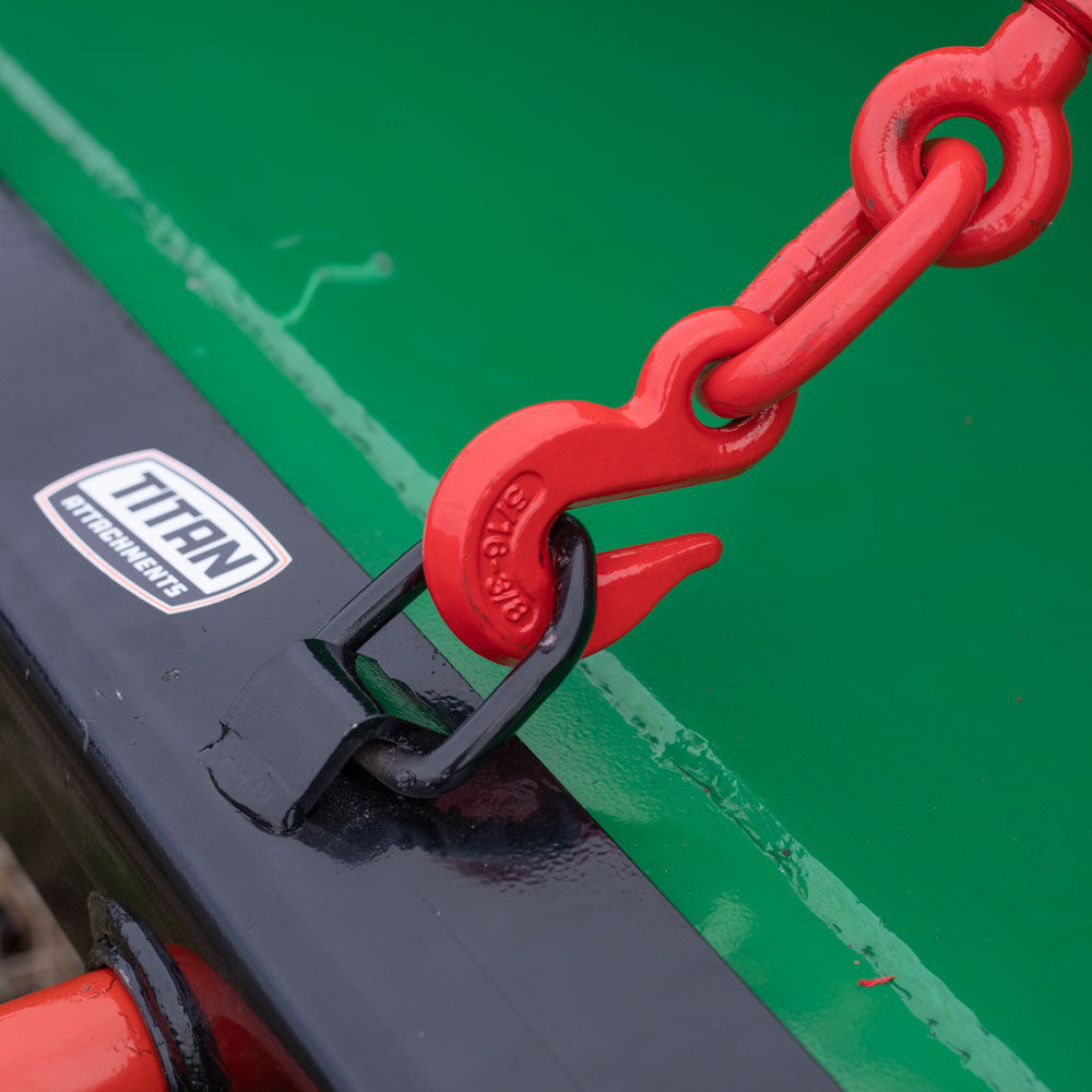 Titan Attachments Hay Bale Spear Frame Attachment with Stabilizer Spears