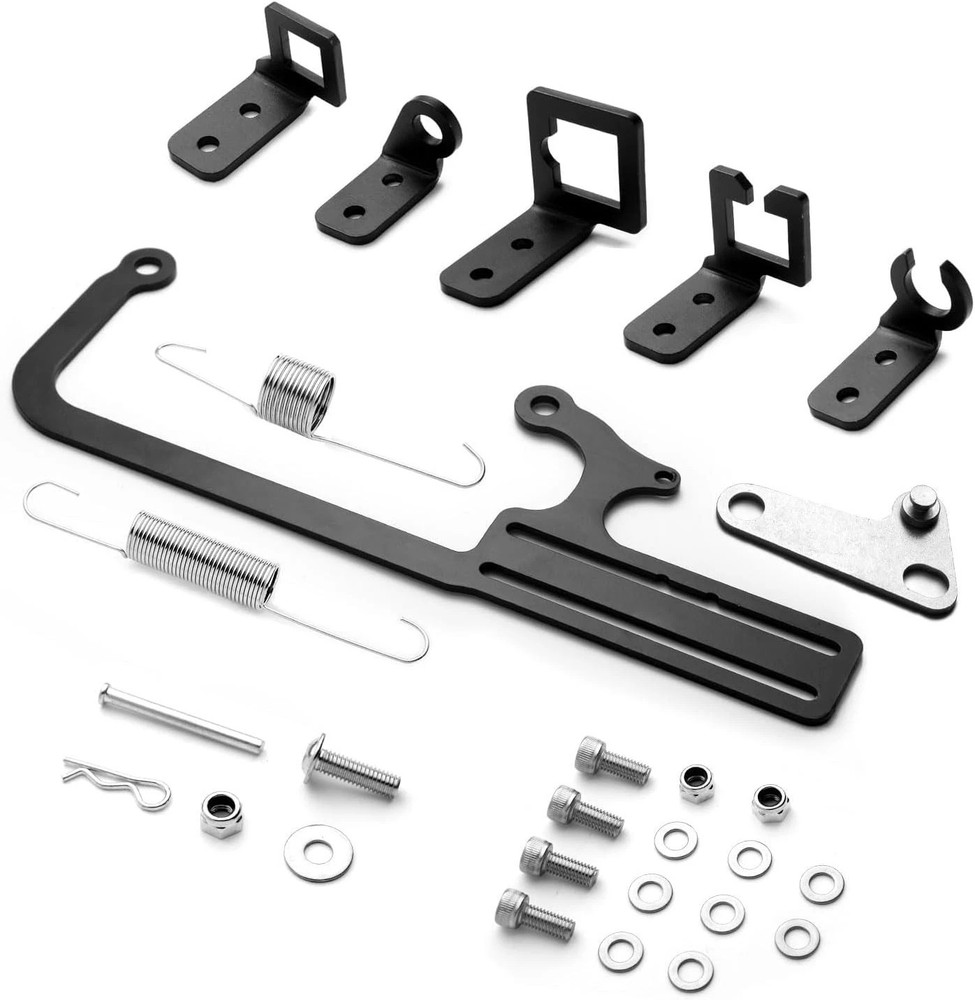 Adjustable Throttle Cable Mount Kit for 700R4 and TH350 Automatic Transmissions