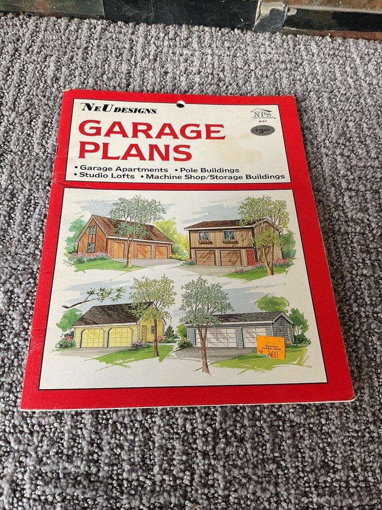 Vintage Ne U Designs Garage Plans Book