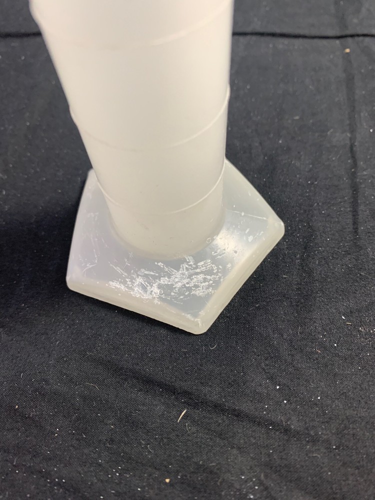 LABORATORY Plastic 100mL Polypropylene Pentagonal Base Graduated Cylinder 1/Pack