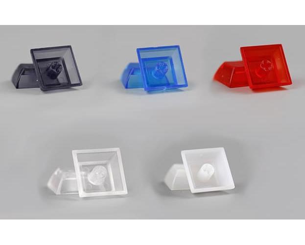 Translucent DSA Keycaps for Mechanical Keyboards